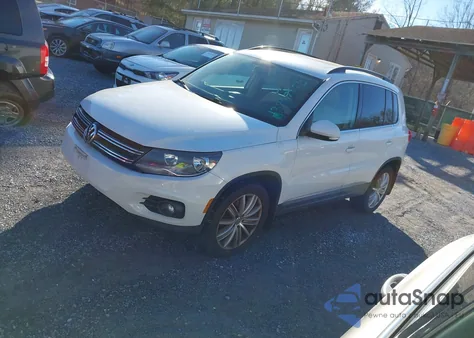 2014 Volkswagen Tiguan Sel from USA, damaged, VIN WVGAV3AX1EW534000